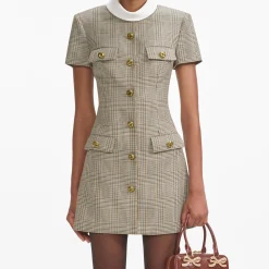 Wool Mini Dress^self-portrait Sale