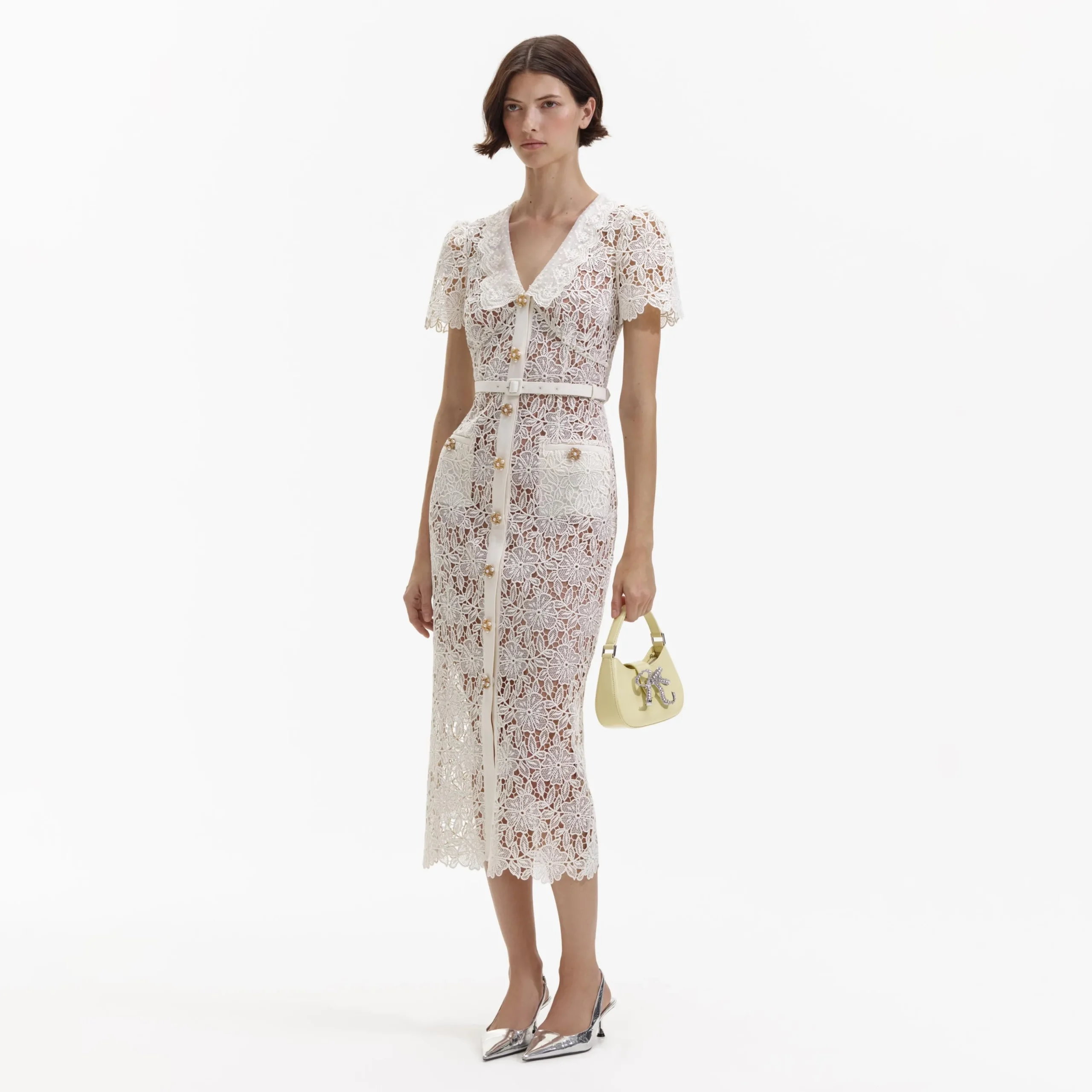 Lace Midi Dress^self-portrait Flash Sale
