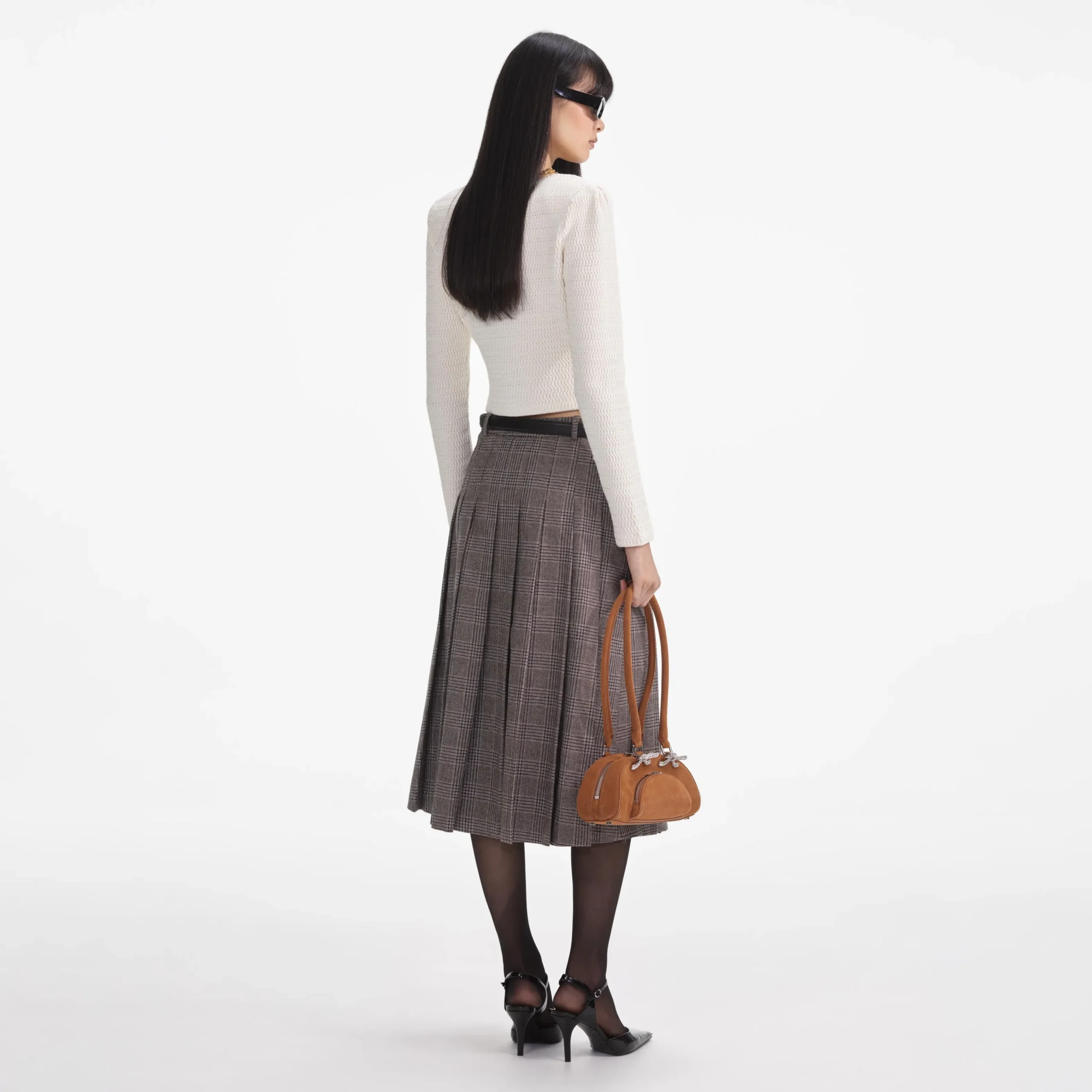 Lurex Knit Cardigan^self-portrait Best