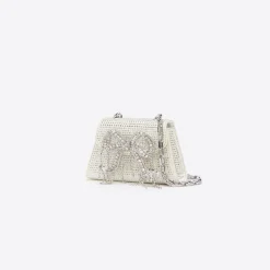 Rhinestone Micro Bow Bag^self-portrait Online
