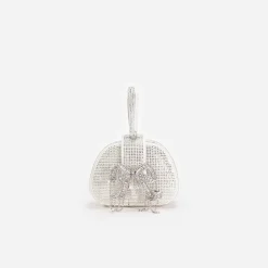 Rhinestone Top Handle Micro Bag^self-portrait Best