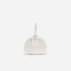 Rhinestone Top Handle Micro Bag^self-portrait Best