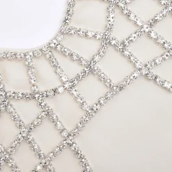 Satin Diamante Bralette Top^self-portrait Outlet