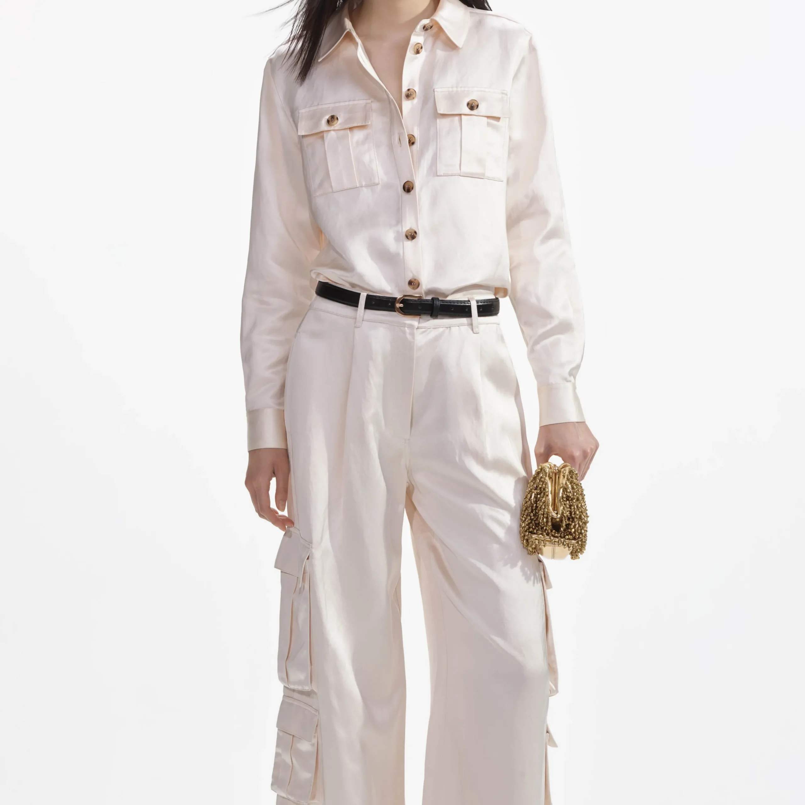 Satin Shirt^self-portrait Cheap
