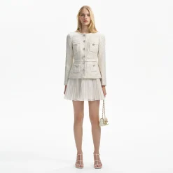 Sequin Boucle Tailored Mini Dress^self-portrait Discount