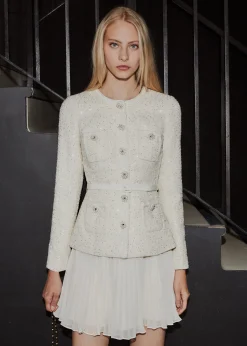 Sequin Boucle Tailored Mini Dress^self-portrait Discount