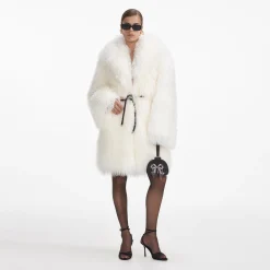 Shearling Coat^self-portrait Hot