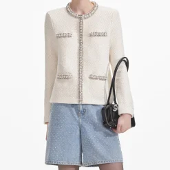 Textured Knit Embellished Cardigan^self-portrait Hot