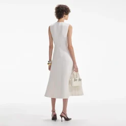 Tinsel Boucle Buttoned Midi Dress^self-portrait Sale