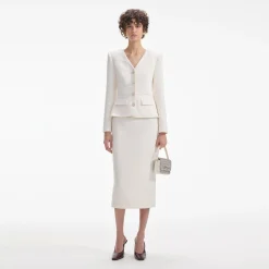 Tinsel Boucle Midi Dress^self-portrait Hot