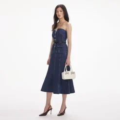 Bandeau Midi Dress^self-portrait Flash Sale