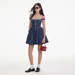 Off Shoulder Mini Dress^self-portrait Store