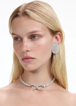 Bow Tennis Choker^self-portrait Discount