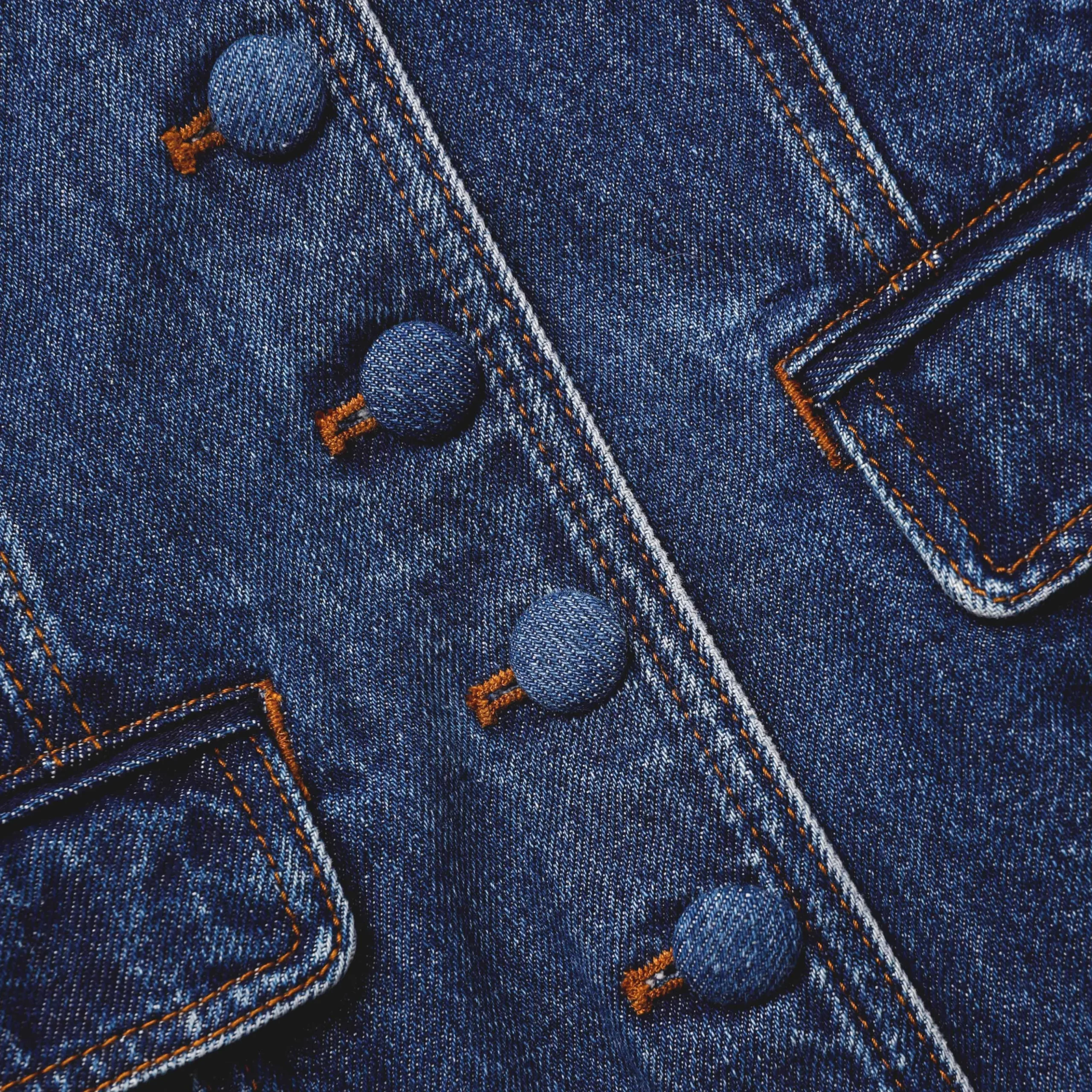 Denim Midi Dress^self-portrait Online