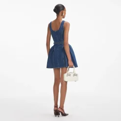 Denim Mini Dress^self-portrait Best