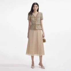 Boucle Midi Dress^self-portrait Best Sale