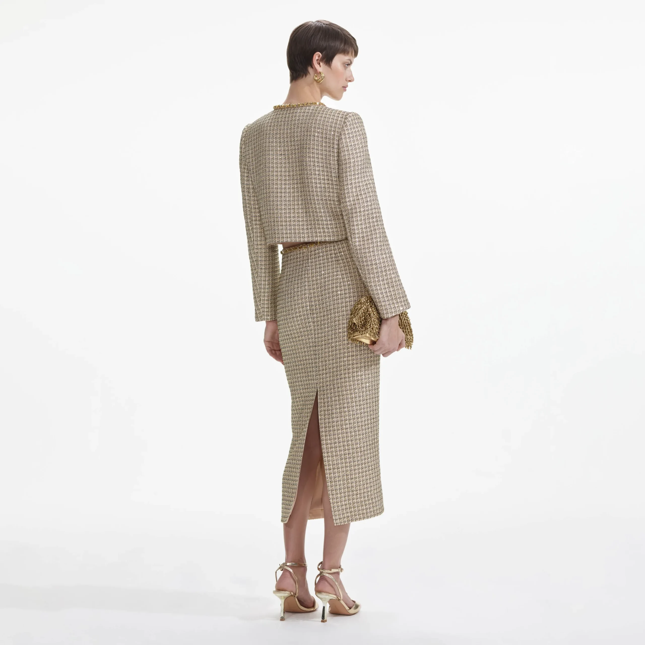 Boucle Midi Skirt^self-portrait Clearance