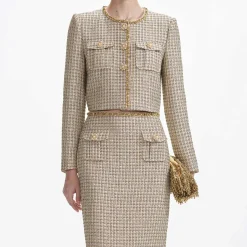 Boucle Midi Skirt^self-portrait Clearance