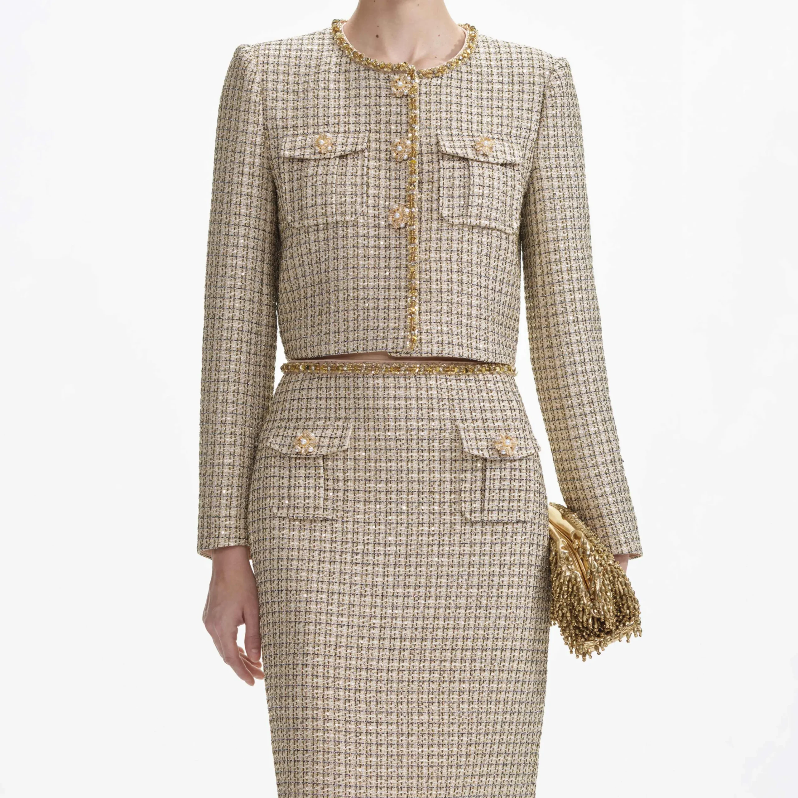 Boucle Midi Skirt^self-portrait Clearance