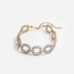 Crystal Link Choker^self-portrait Sale