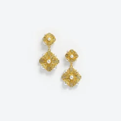 Encrusted Tiered Earrings^self-portrait Clearance