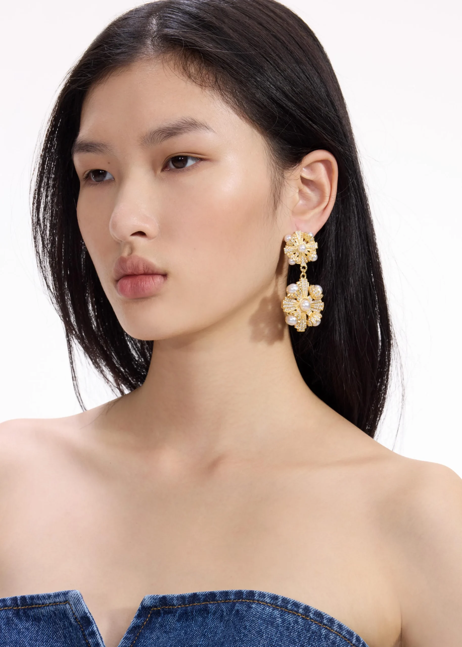 Encrusted Tiered Earrings^self-portrait Clearance