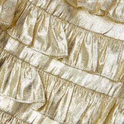 Metallic Frill Dress^self-portrait New