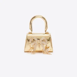 Metallic Micro Bow Bag^self-portrait Best Sale