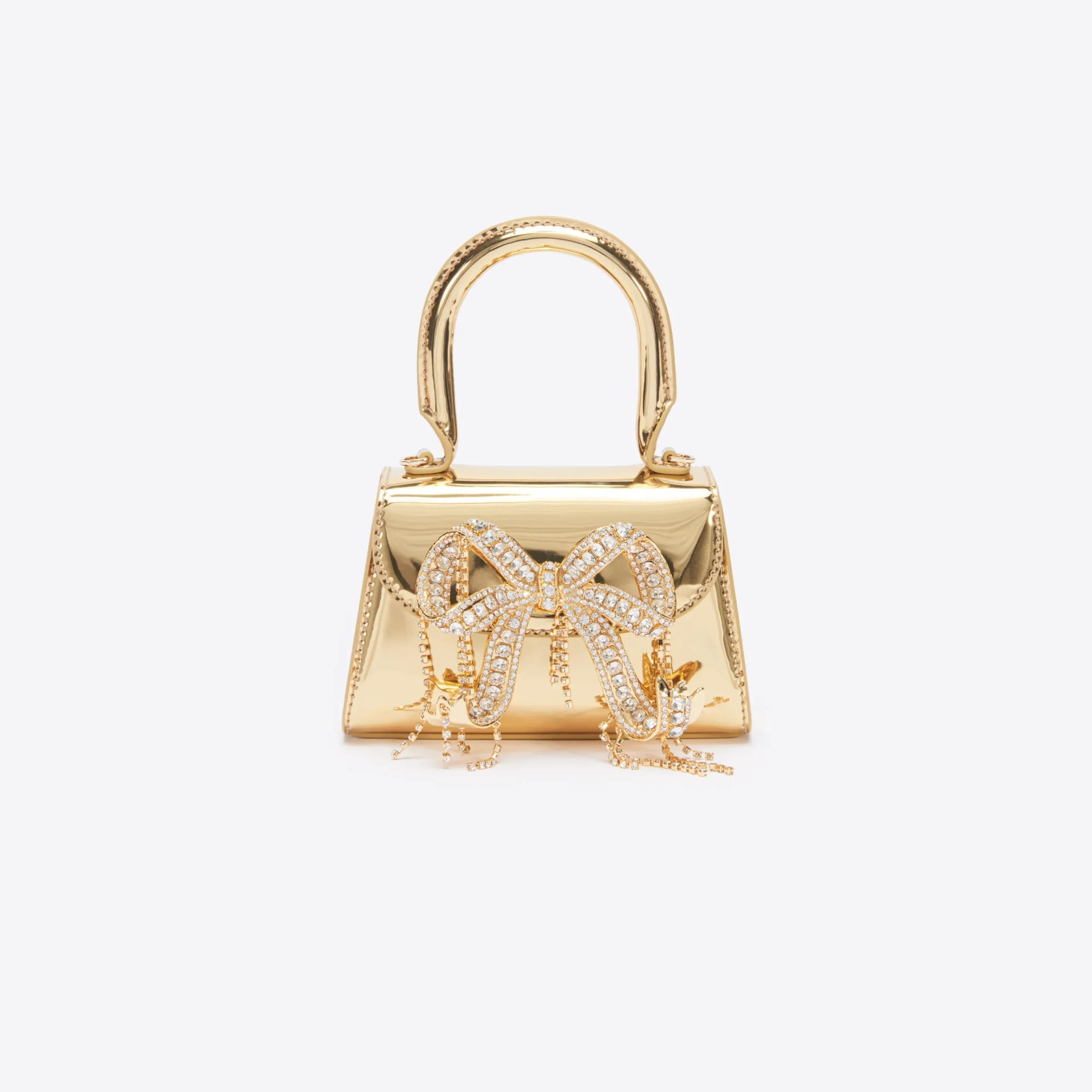 Metallic Micro Bow Bag^self-portrait Best Sale