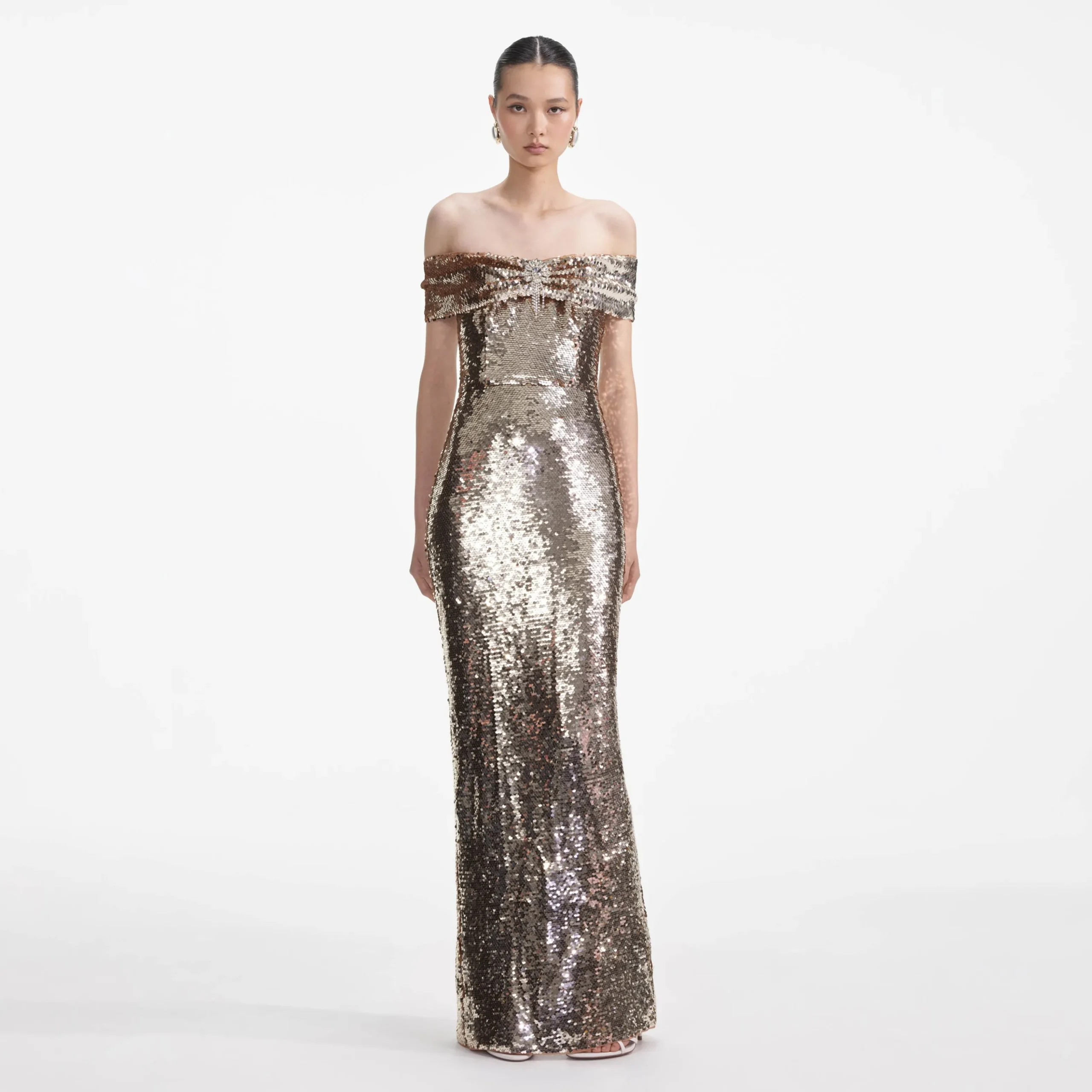 Sequin Maxi Dress^self-portrait Online