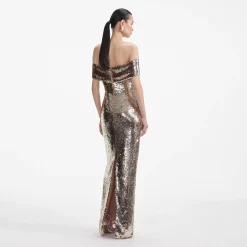 Sequin Maxi Dress^self-portrait Online