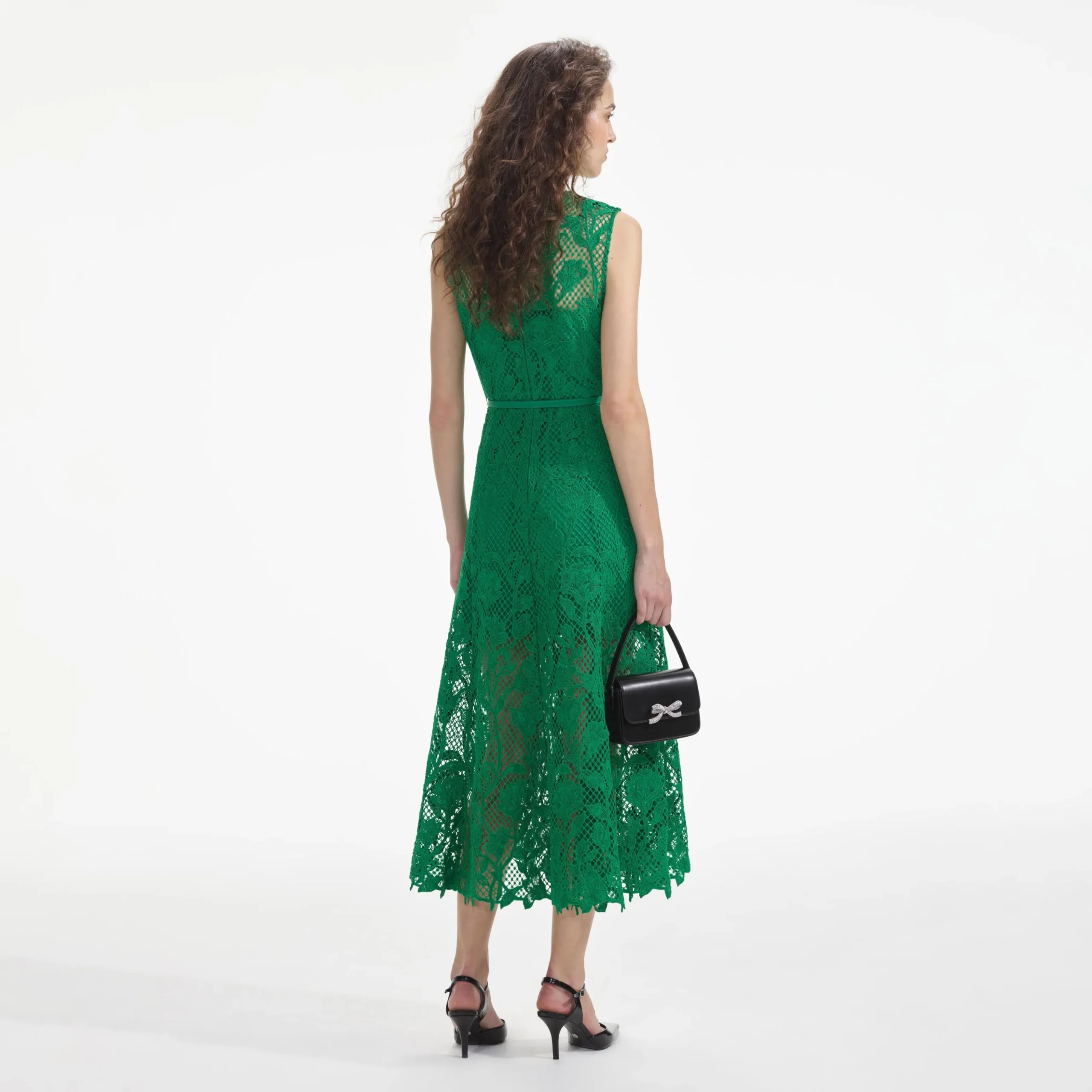 Lace Sleeveless Midi Dress^self-portrait Clearance