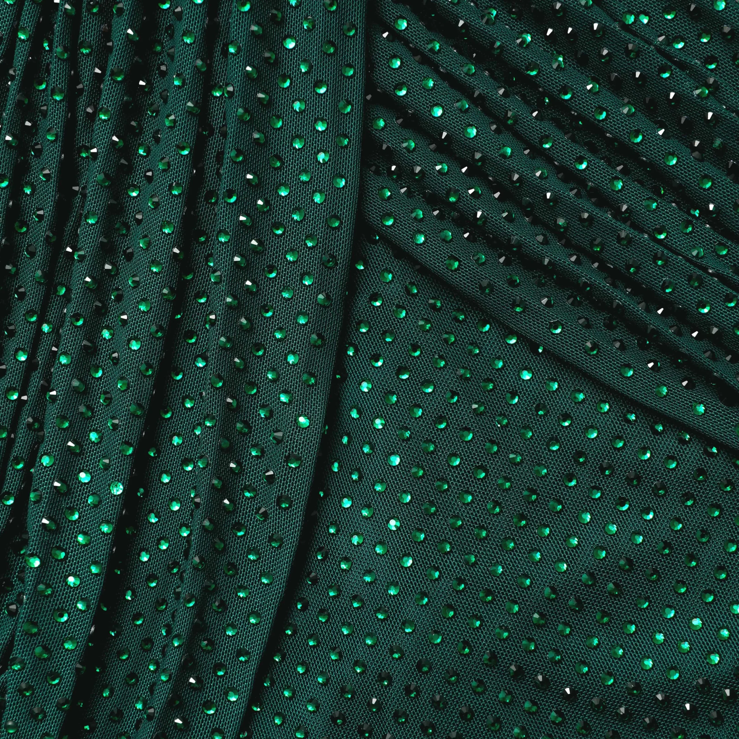Rhinestone Mesh Midi Dress^self-portrait Best