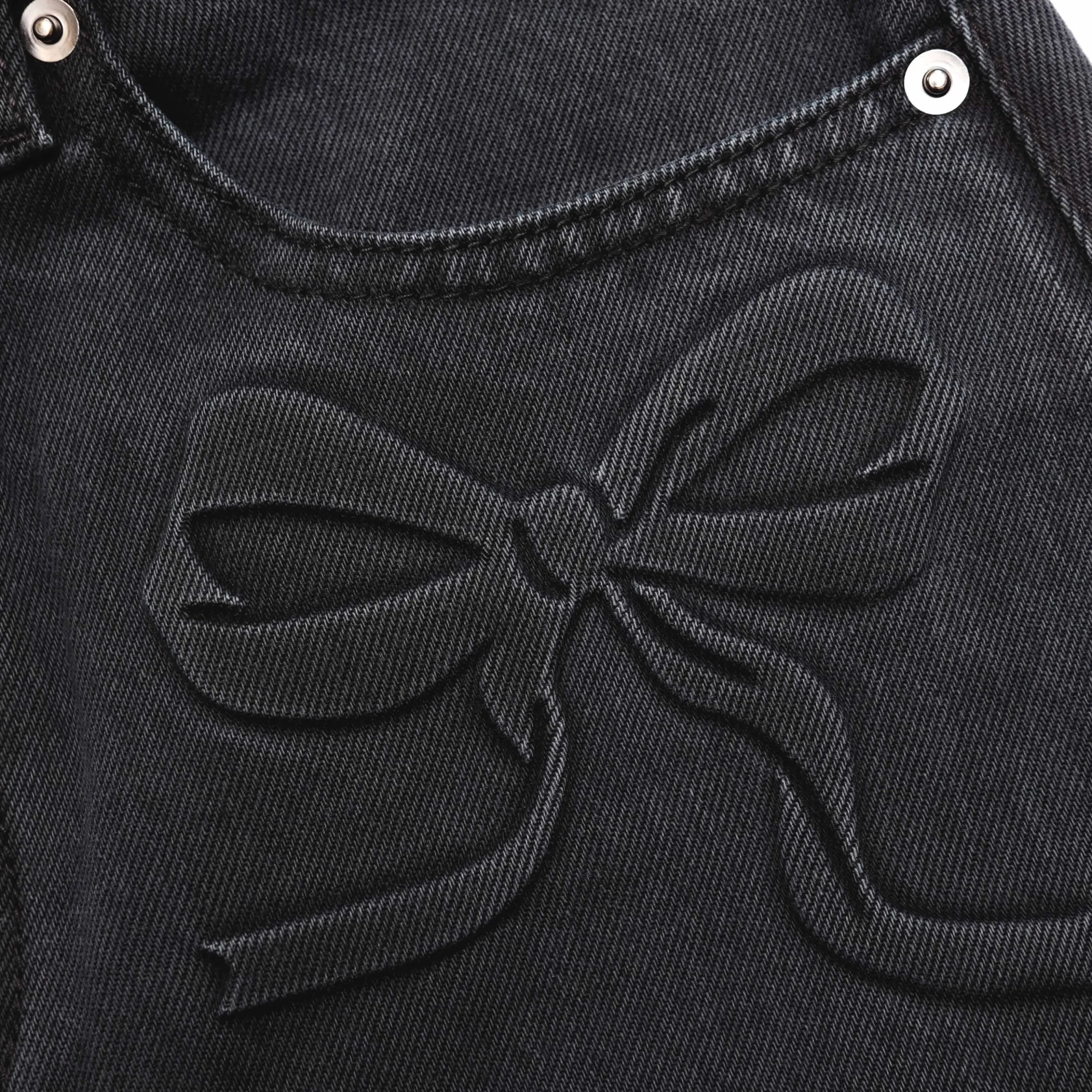 Denim Bow Motif Jeans^self-portrait Best