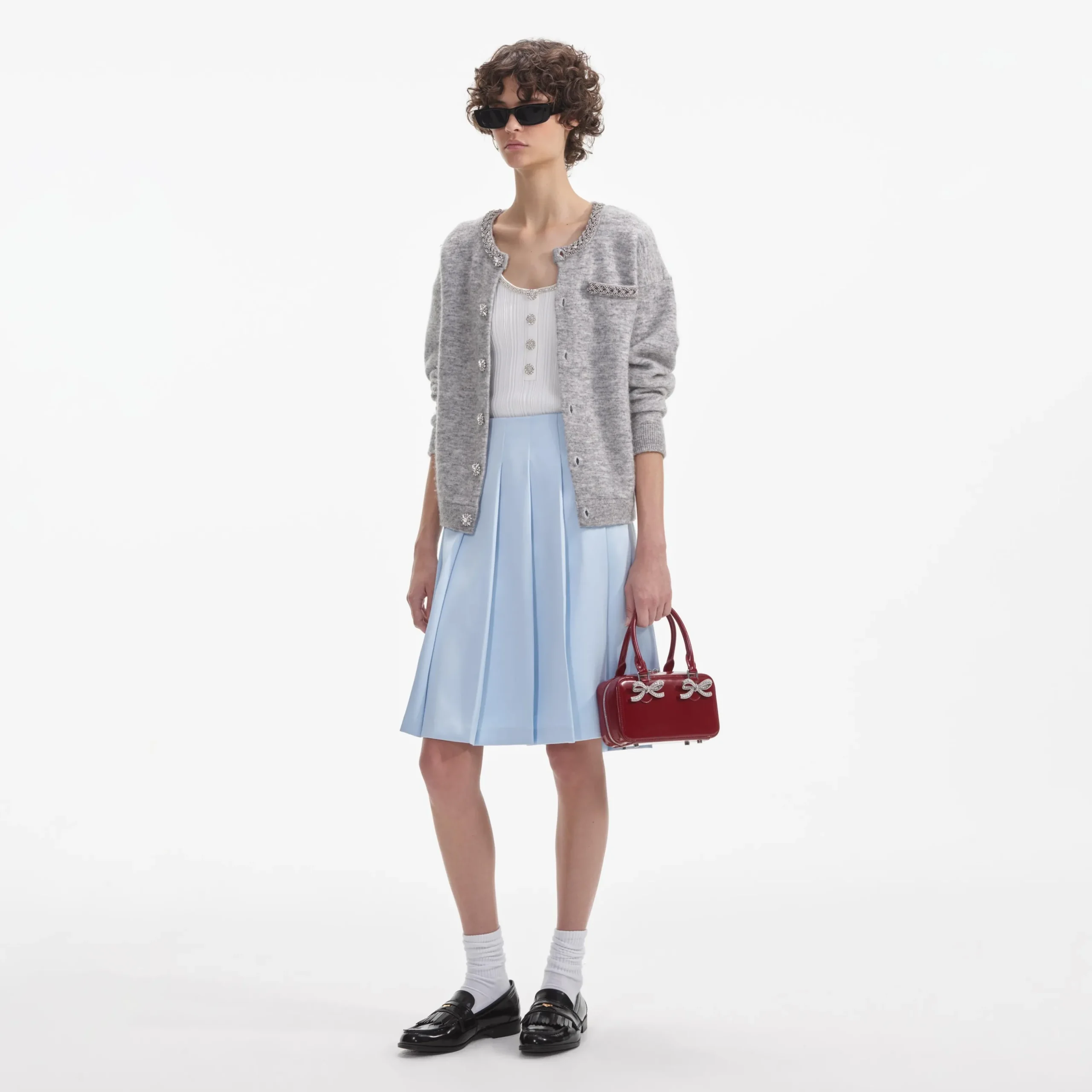 Melange Cardigan^self-portrait New