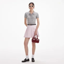 Melange Diamante Knit Top^self-portrait Store