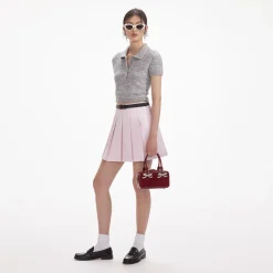 Melange Diamante Knit Top^self-portrait Store