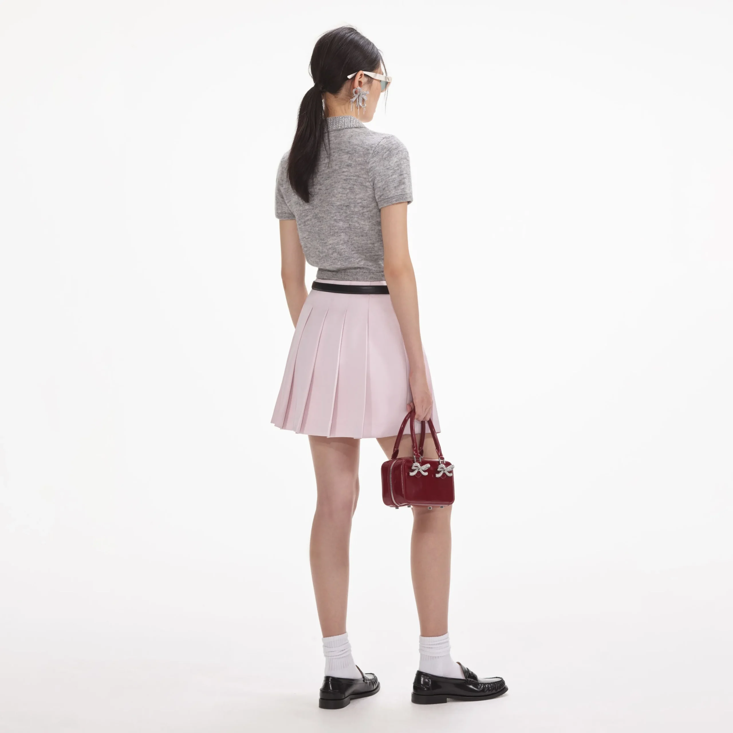 Melange Diamante Knit Top^self-portrait Store