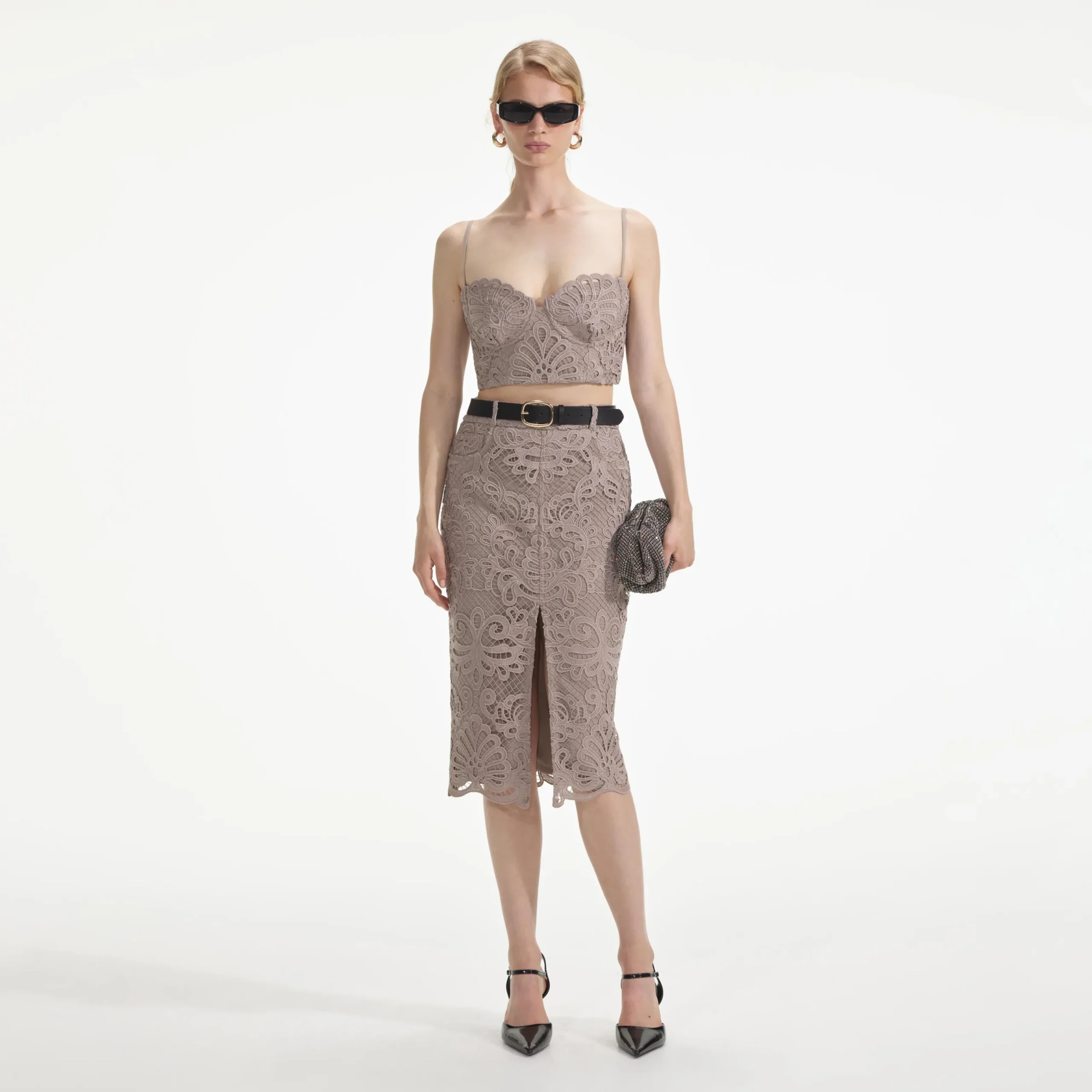 Lace Midi Skirt^self-portrait Best Sale