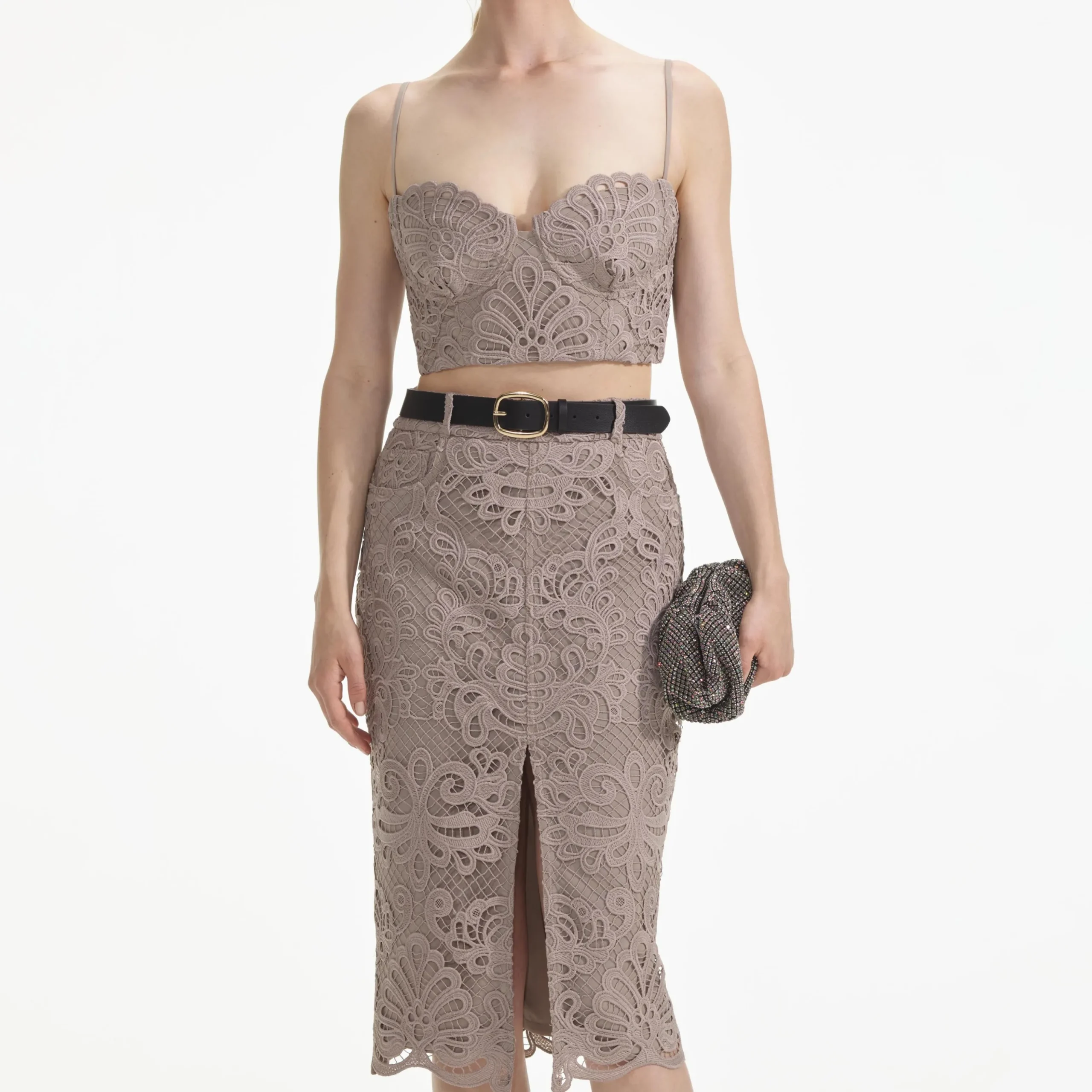 Lace Midi Skirt^self-portrait Best Sale