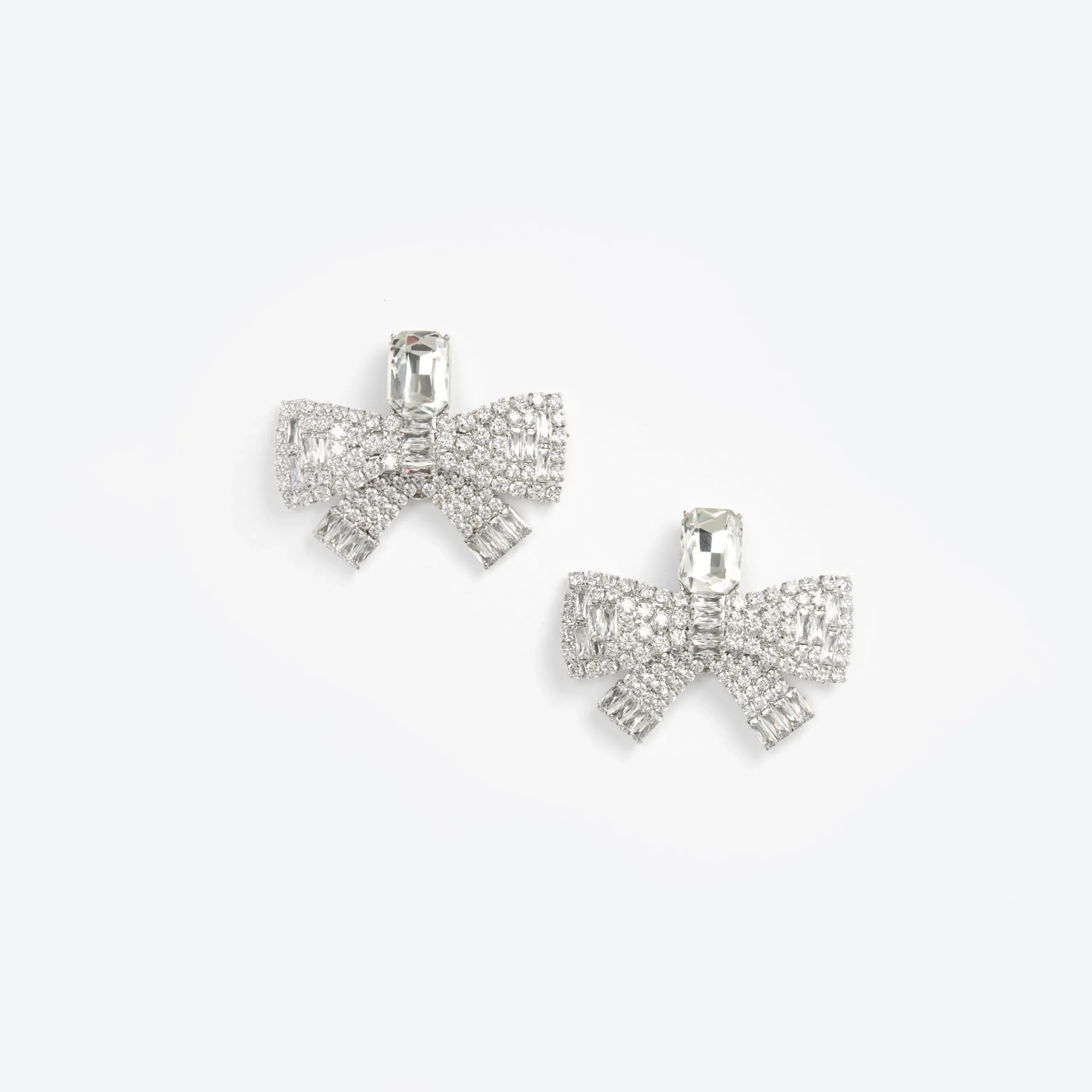 Crystal Bow Earrings^self-portrait Shop