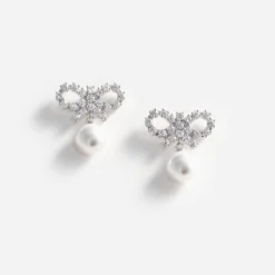 Bow Pearl Earrings^self-portrait Cheap