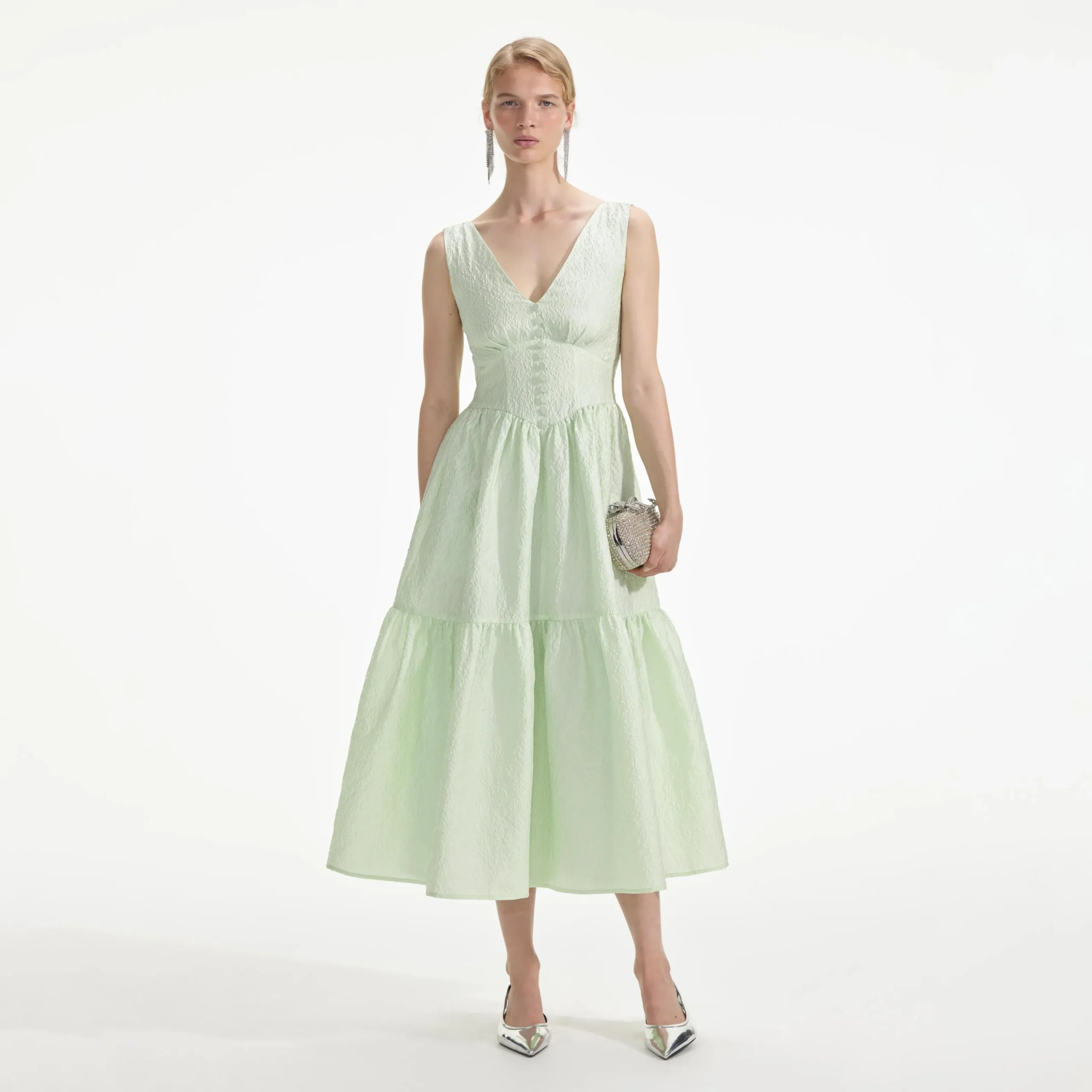 Jacquard Midi Dress^self-portrait Clearance