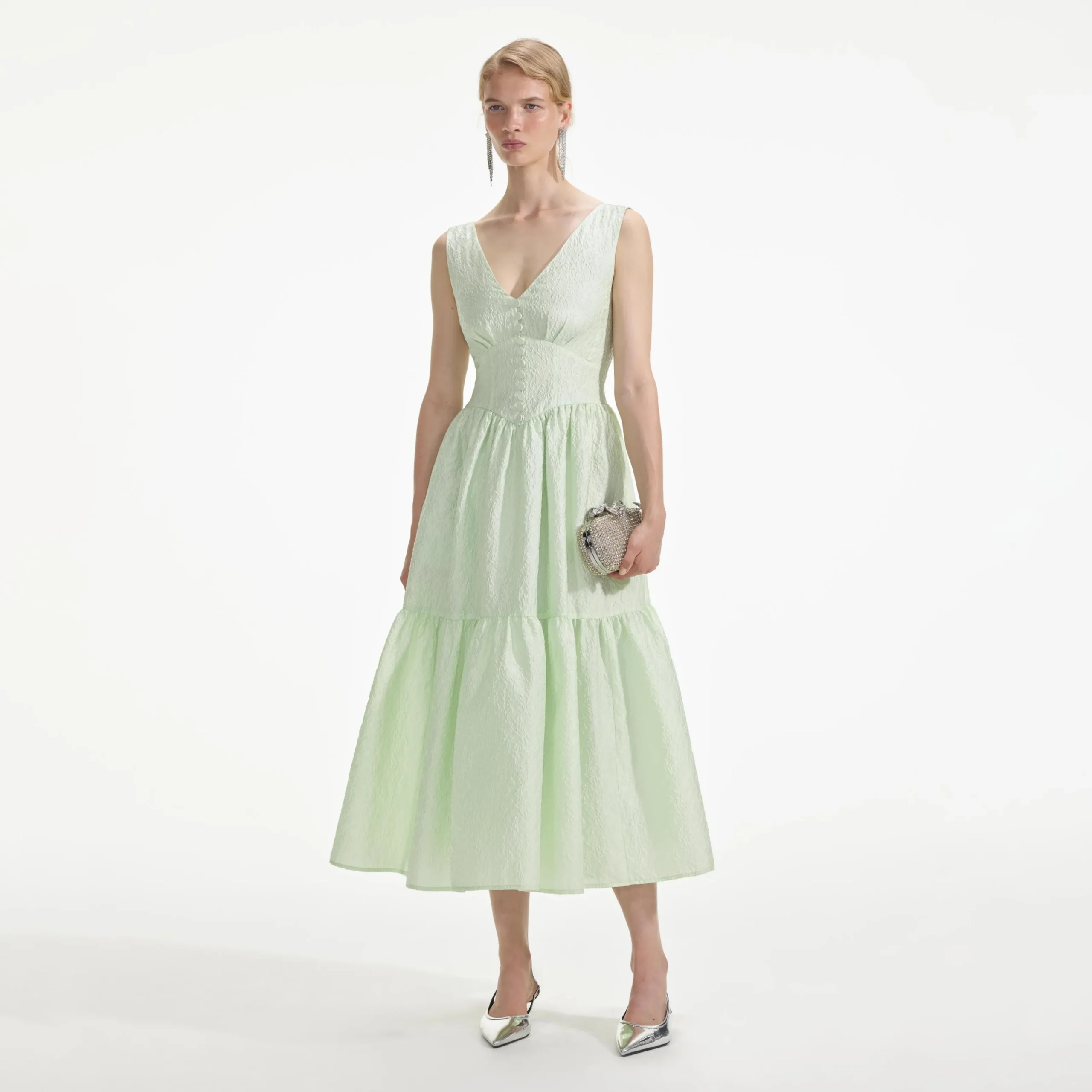 Jacquard Midi Dress^self-portrait Clearance