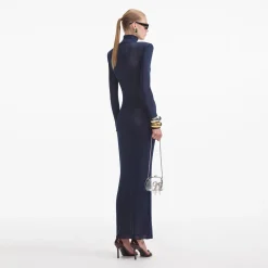 Viscose Knit Maxi Dress^self-portrait Cheap