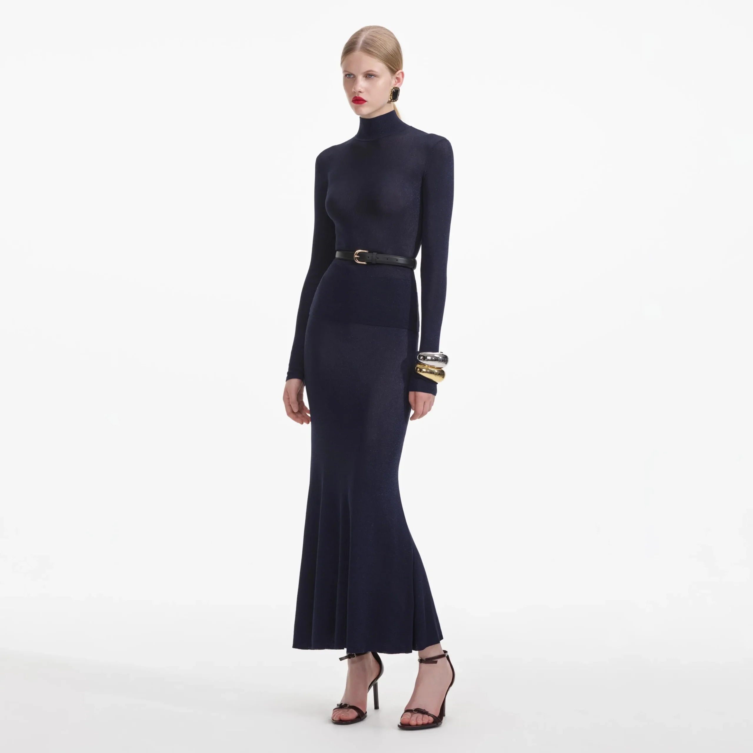 Viscose Knit Maxi Skirt^self-portrait Outlet