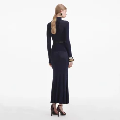Viscose Knit Maxi Skirt^self-portrait Outlet