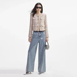 Boucle Boxy Jacket^self-portrait Hot