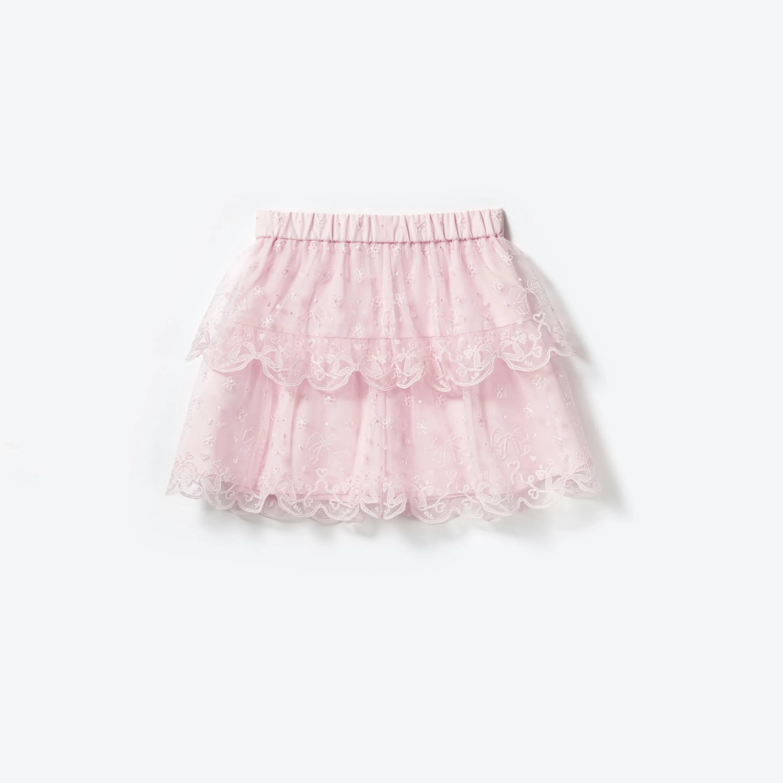 Bow Mesh Mini Skirt^self-portrait Online