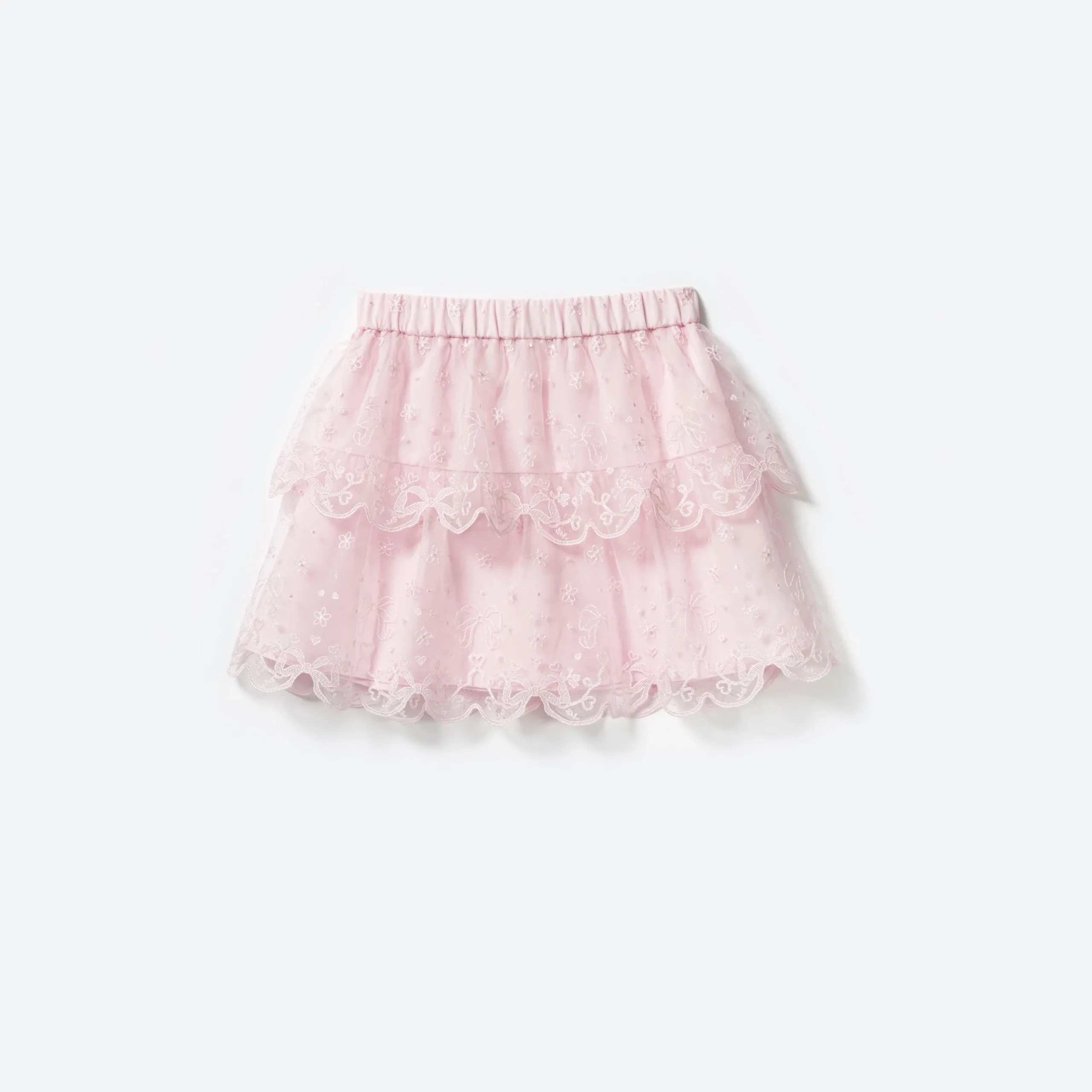 Bow Mesh Mini Skirt^self-portrait Online